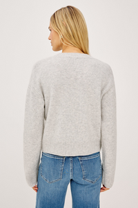 Carre Cardigan - Heather Grey
