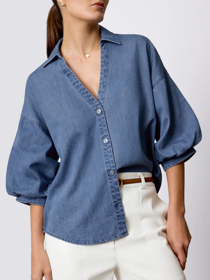 Kate Denim Shirt - Atlantic Wash