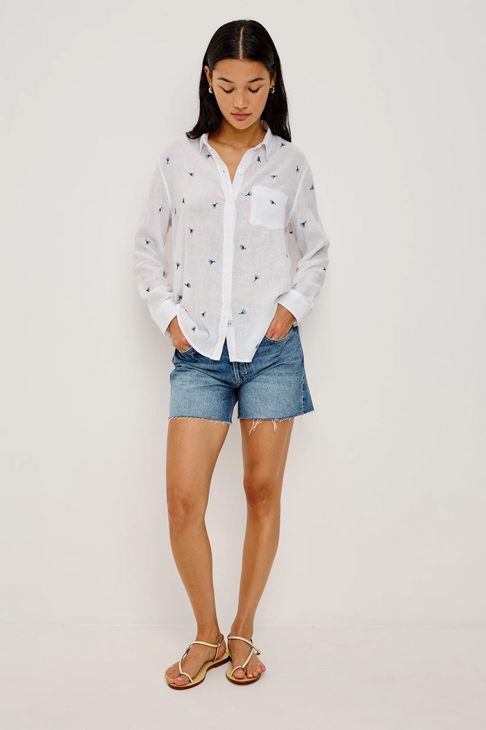 Charli Shirt - Bluebell Carnations