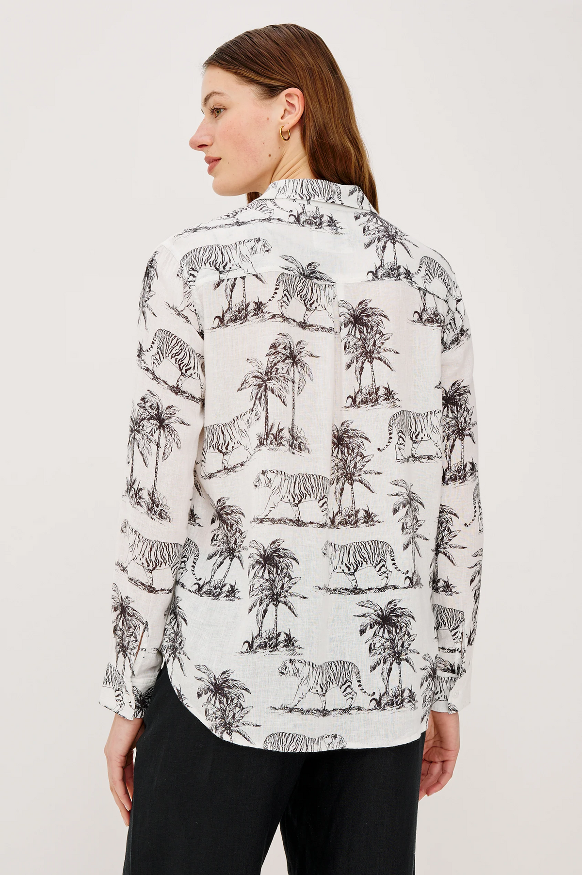 Charli Shirt - Ivory Bengal