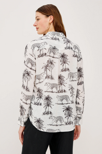 Charli Shirt - Ivory Bengal