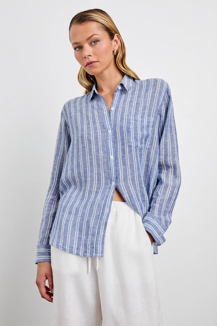 Charli Shirt - Lake View Stripe