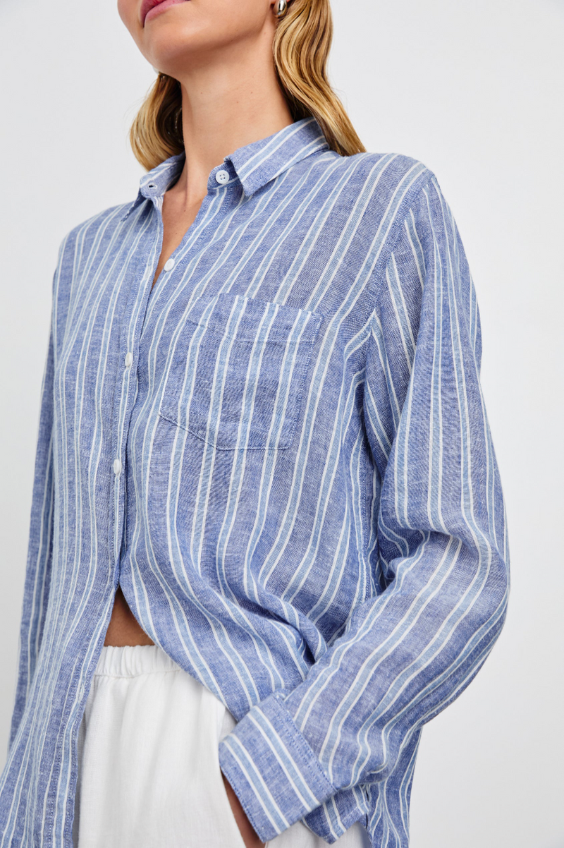 Charli Shirt - Lake View Stripe