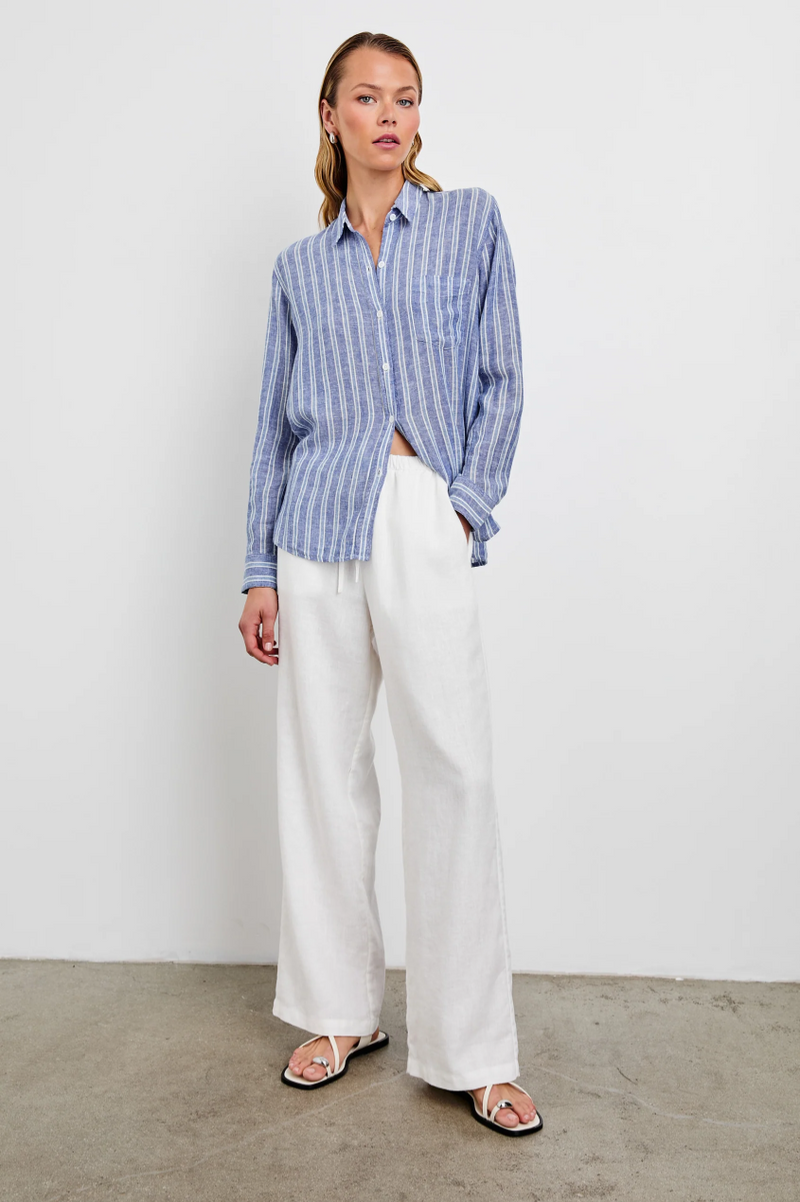 Charli Shirt - Lake View Stripe