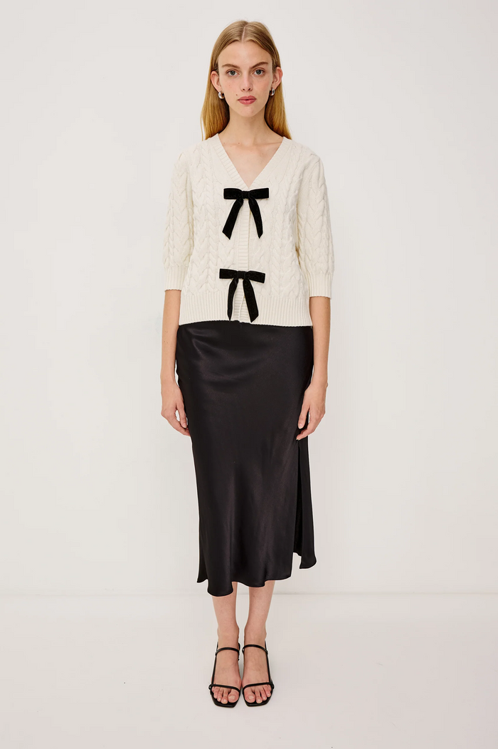Clarissa Sweater - Ivory Cables