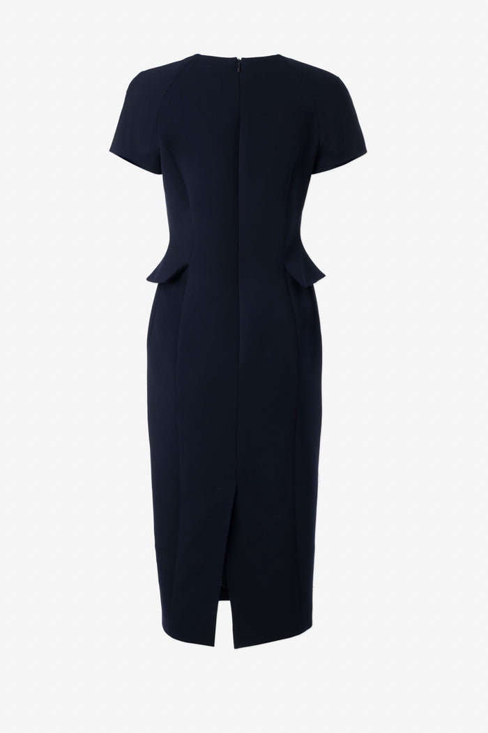 Fitted Dress - Navy