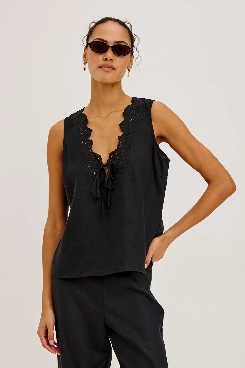 Cornelia Top - Black