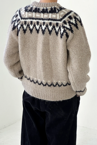 Alpaca Cabin Cardigan - Beige