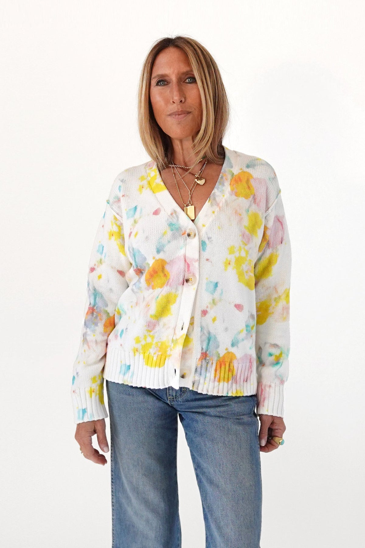 Slouchy Studio Cardigan - Multi