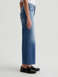 Saige Mid Rise Wide Leg Crop - Bell Canyon