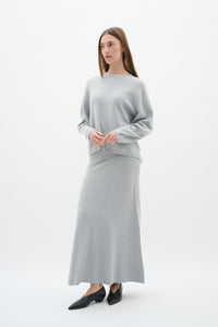 Kaylla Skirt - Granite Melange