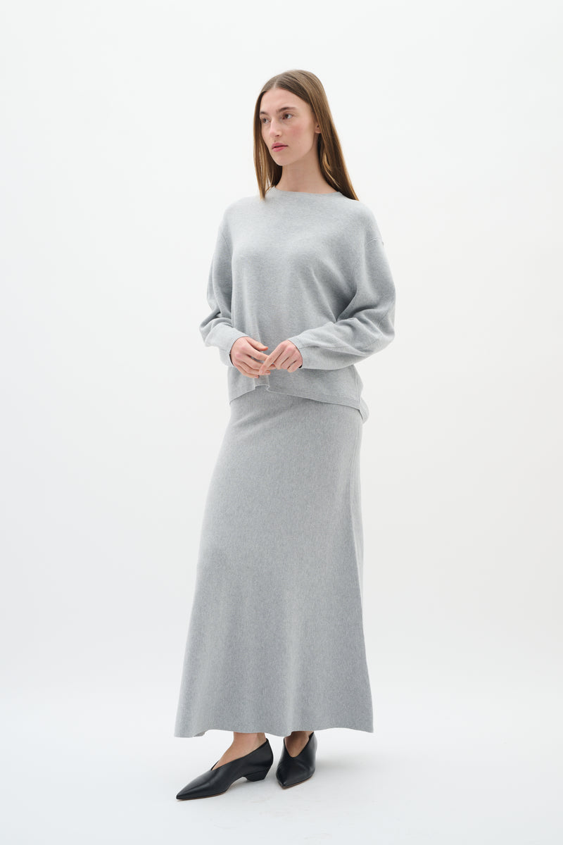 Kaylla Skirt - Granite Melange