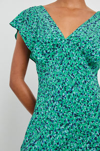 Dina Dress - Green Speckled