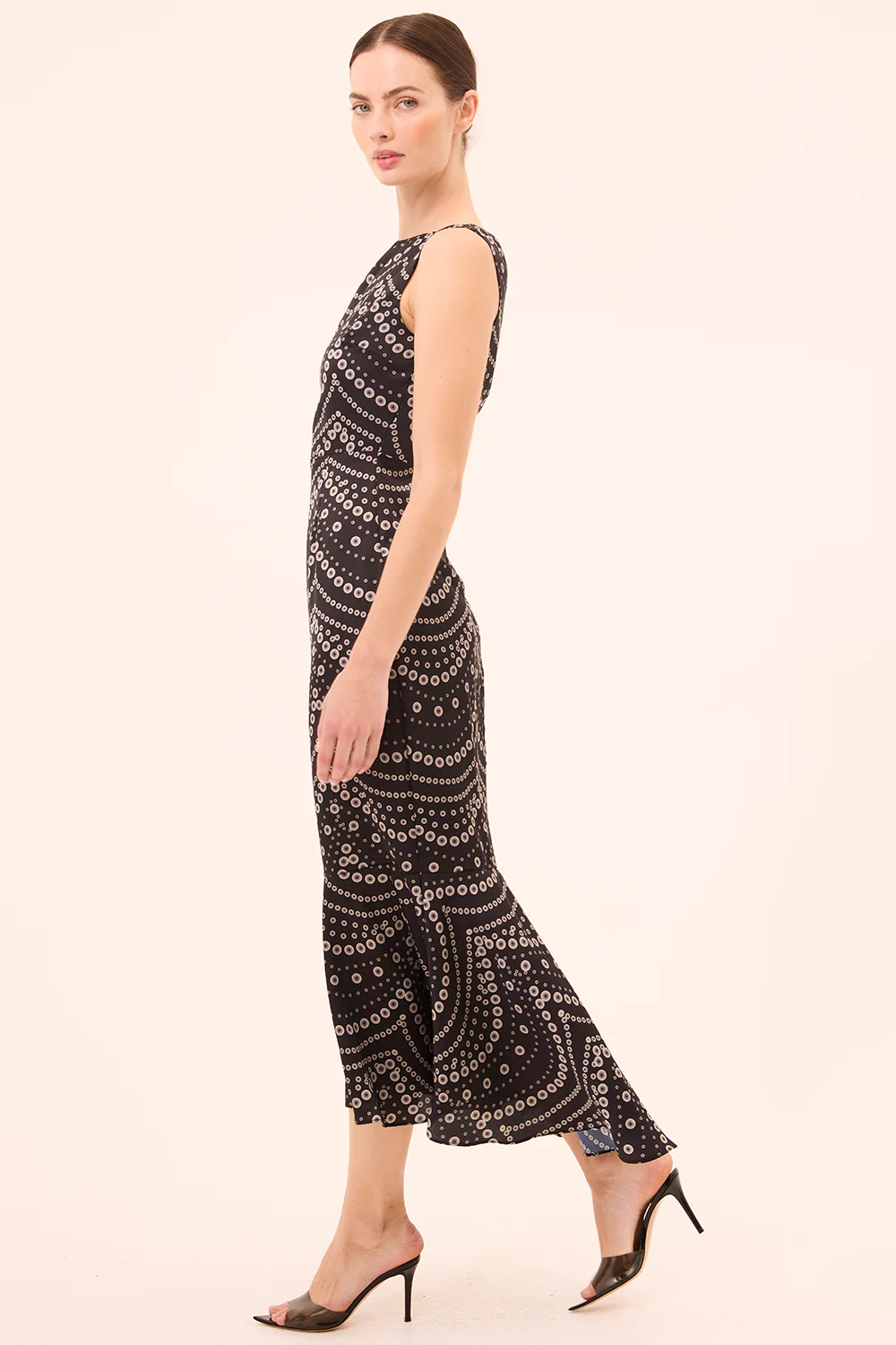 Patricia Dress - Stranded Pearls Satin