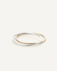 Dane Bangle Set - Water Resistant - Silver - M - 2pk