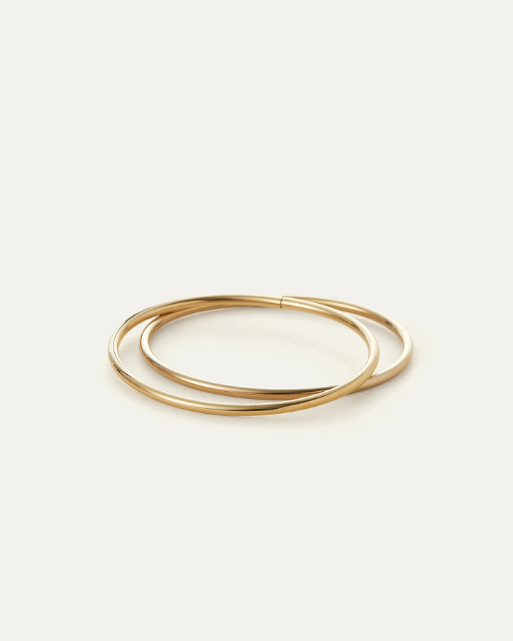 Dane Bangle Set - Water Resistant - Gold - L - 2pk