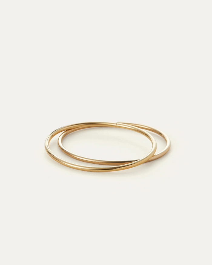Dane Bangle Set - Water Resistant - Gold - L - 2pk
