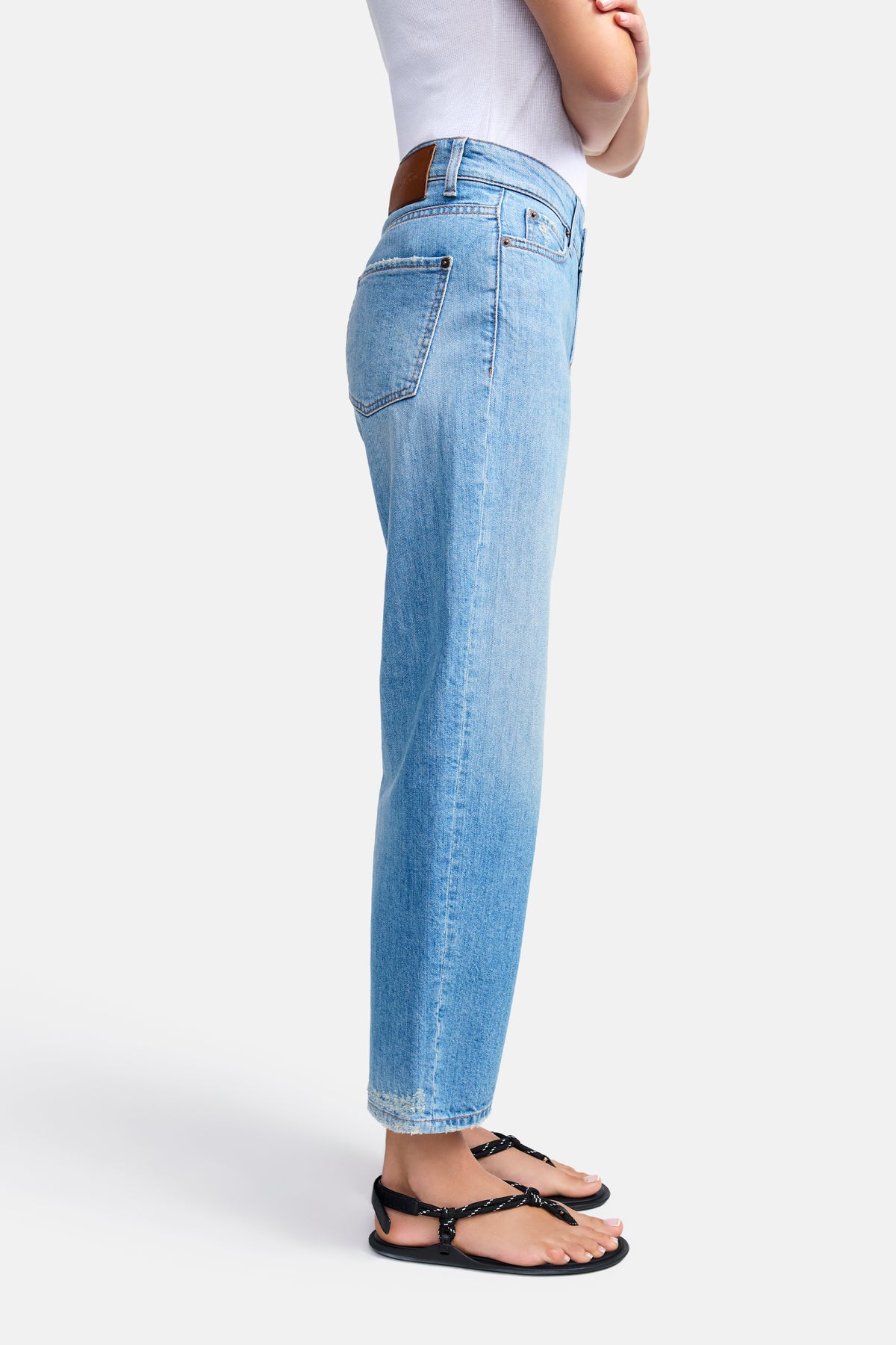 Paris Straight Ankle - Slubby Grinded