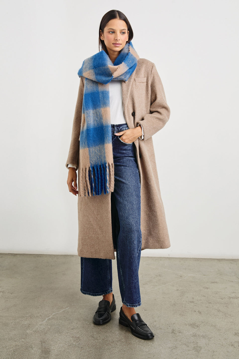 Oslo Scarf - Cobalt Camel