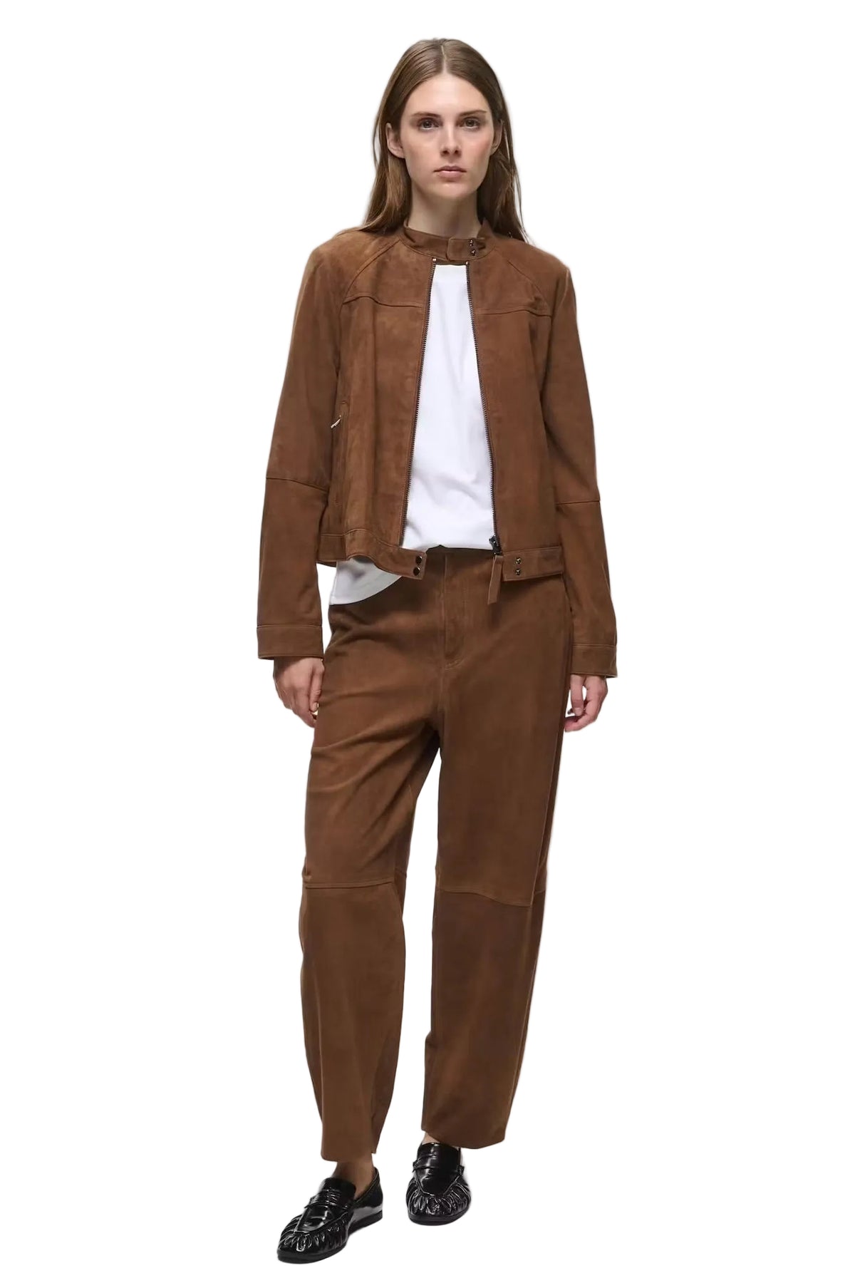 Helki Suede Jacket - Sorrel Horse