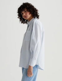 Addison Shirt - Gallery Stripe Blue Multi