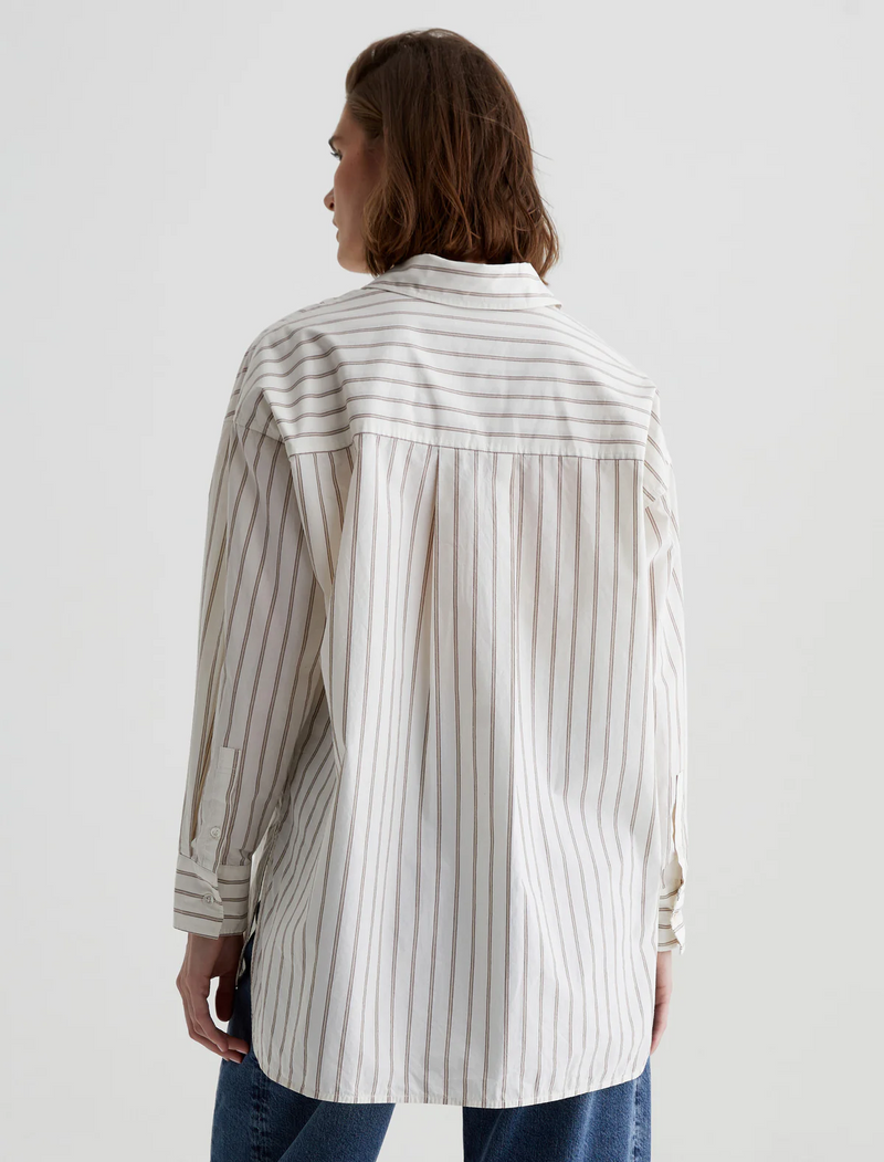 Brea Shirt - Halo Stripe Neutral Multi