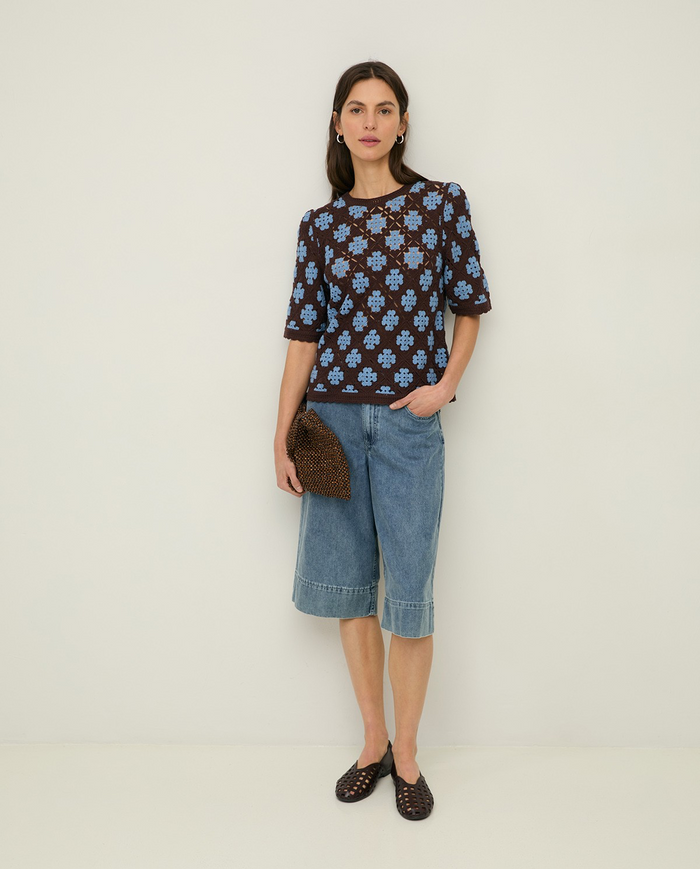 Denim Bermuda Shorts - Indigo