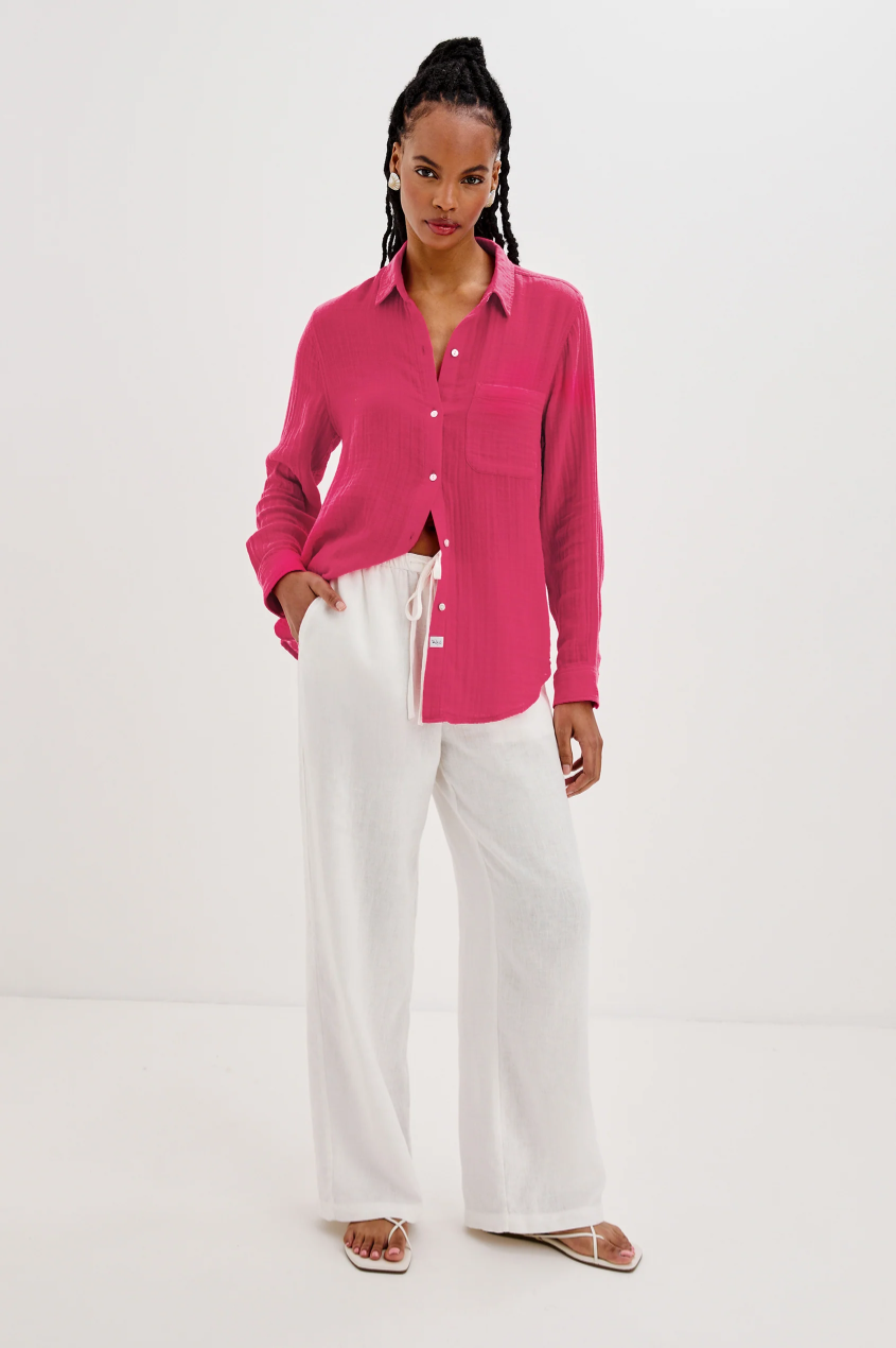 Ellis Shirt - Raspberry
