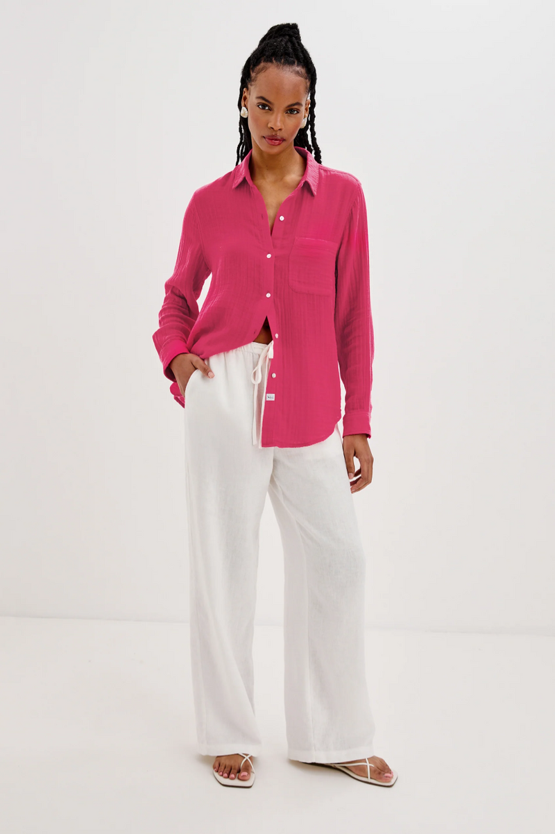 Ellis Shirt - Raspberry
