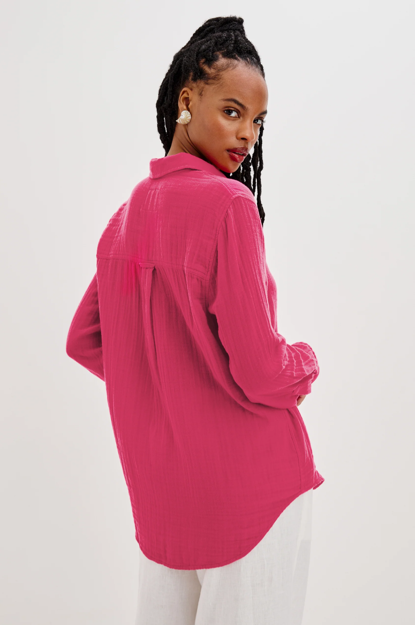 Ellis Shirt - Raspberry