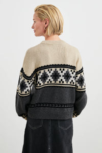 Emma Sweater - Heather Fair Isle