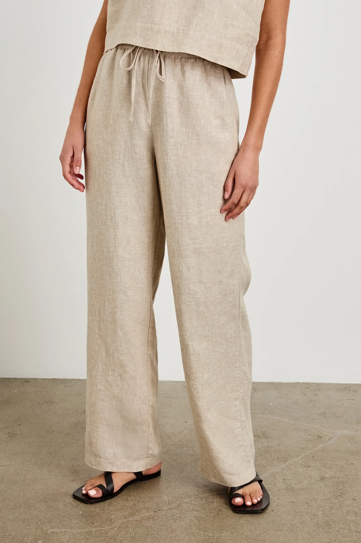 Emmie Pant - Heathered Flax