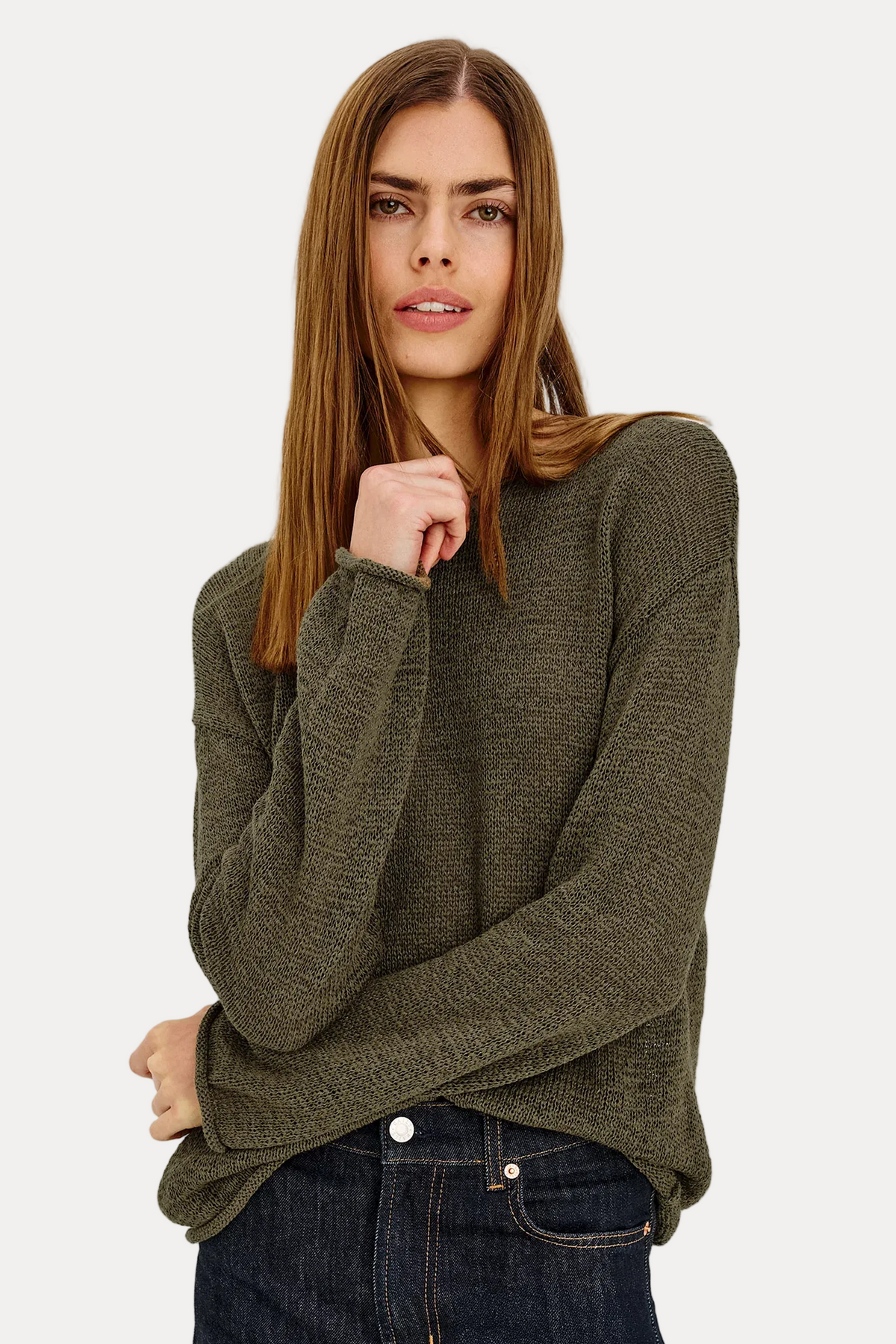 Evangeline Sweater - Olive