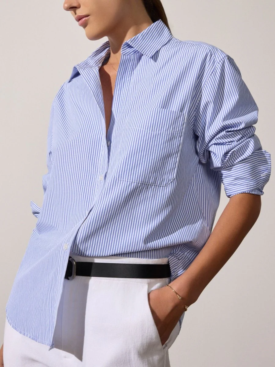 Everyday Shirt - Bleu Stripe