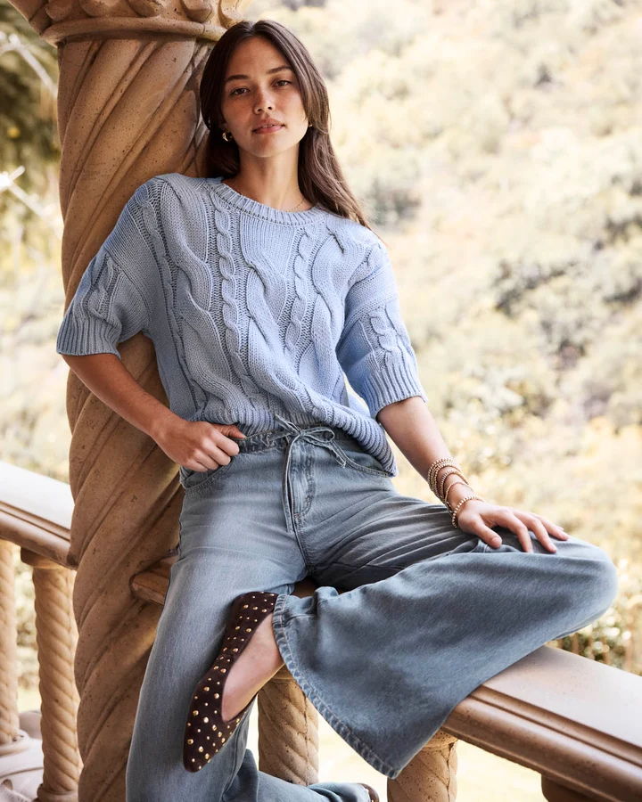 Rhiannon Sweater - Blue Mist