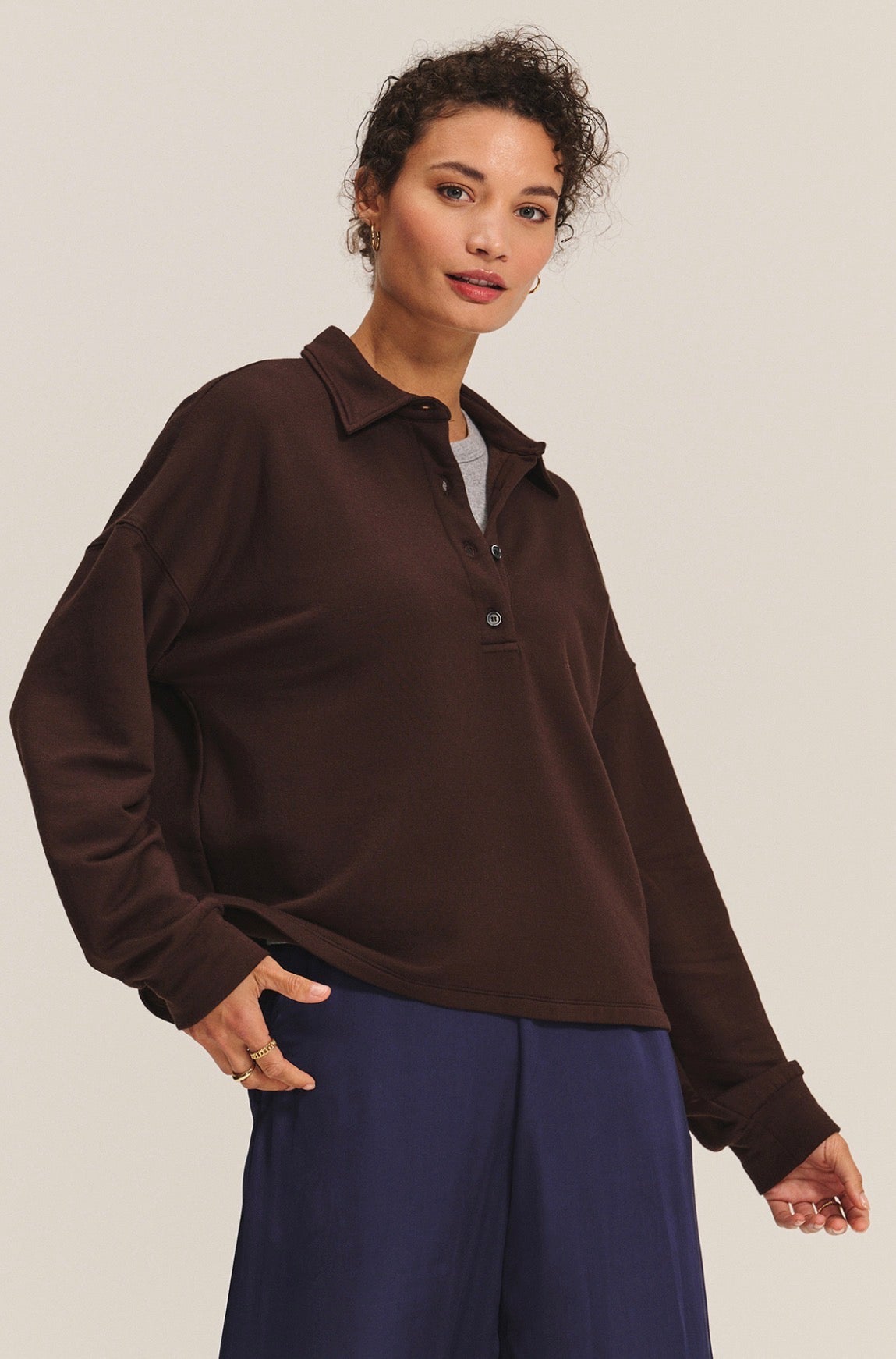 Marian Pullover - Dark Chocolate