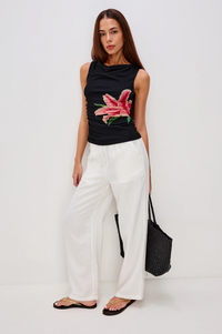 Fete Top - Peach Lily