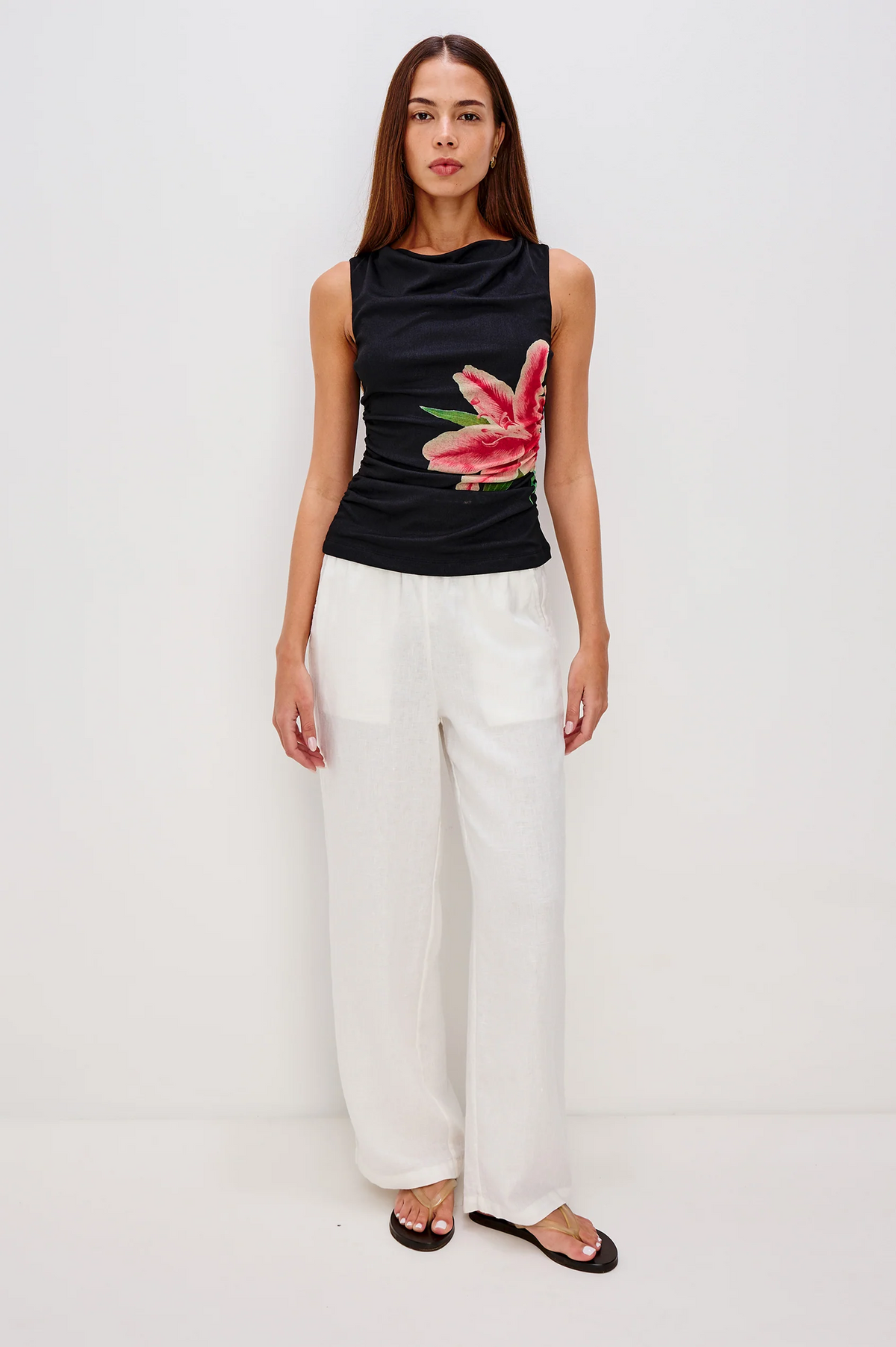 Fete Top - Peach Lily