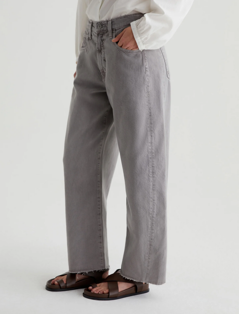 Hattie Barrel Crop - Sulfur Pebble Grey