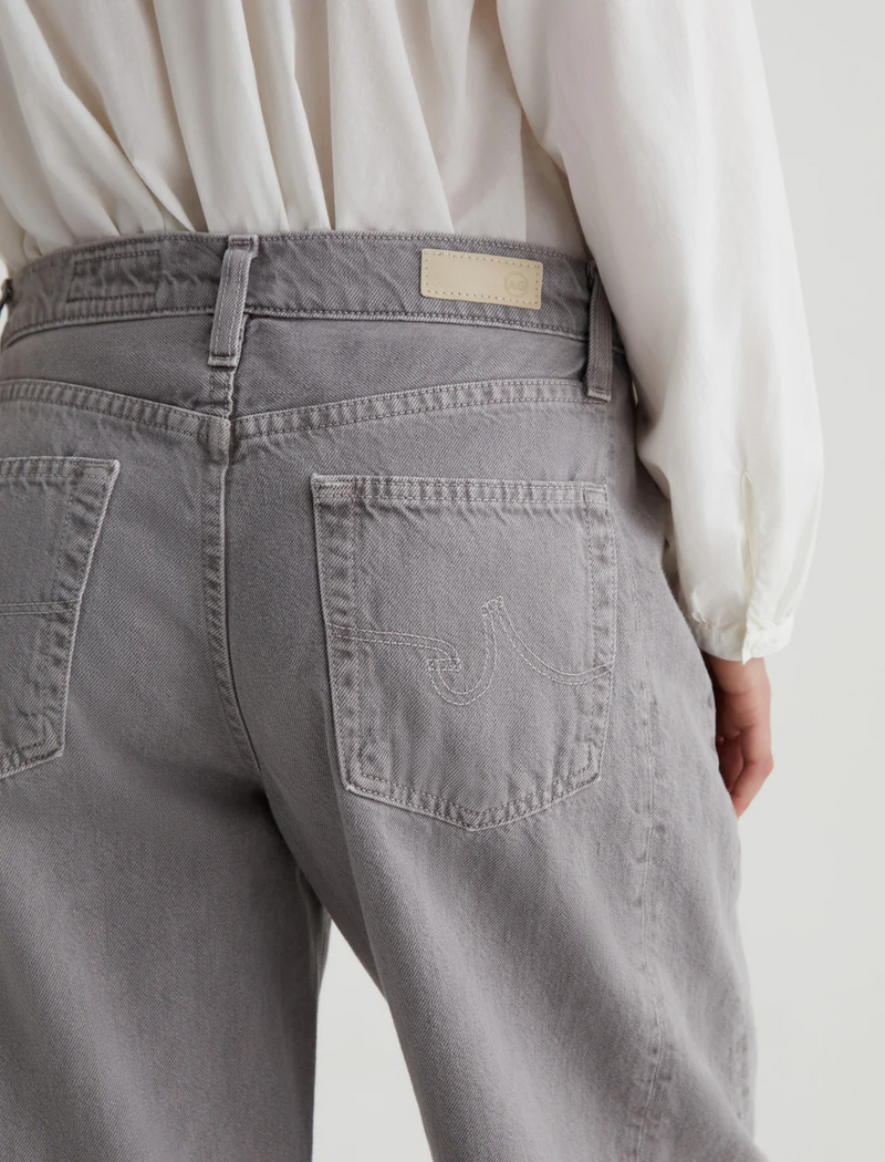 Hattie Barrel Crop - Sulfur Pebble Grey