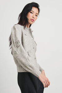 Francesca Cardigan - Heather Grey