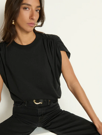 Frankie Muscle Tee - Jet Black