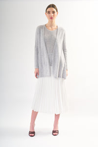 Swing Cardigan - Light Heather Grey
