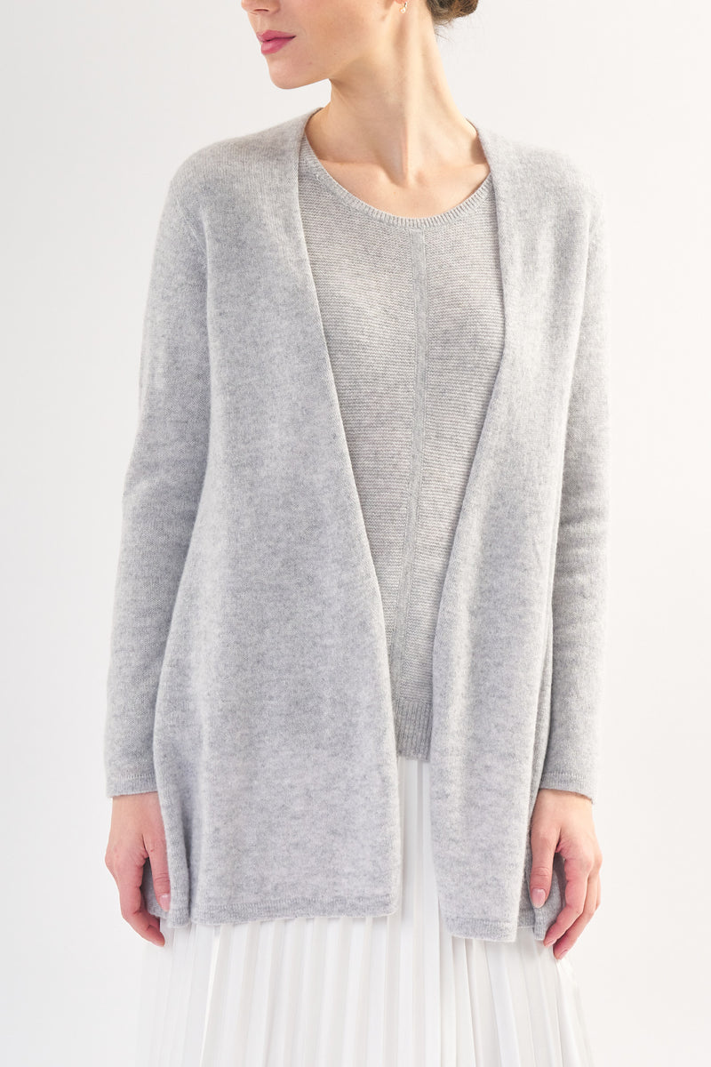 Swing Cardigan - Light Heather Grey