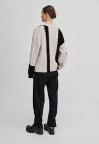 Nolan Sweater - Salt & Peber
