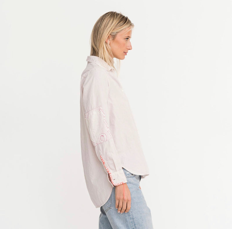 Mia Shirt - Quilted Patch - Icy Pink
