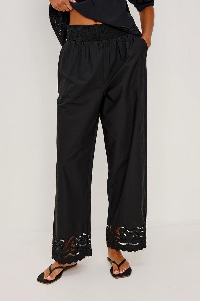 Henrik Pant - Black Embroidery