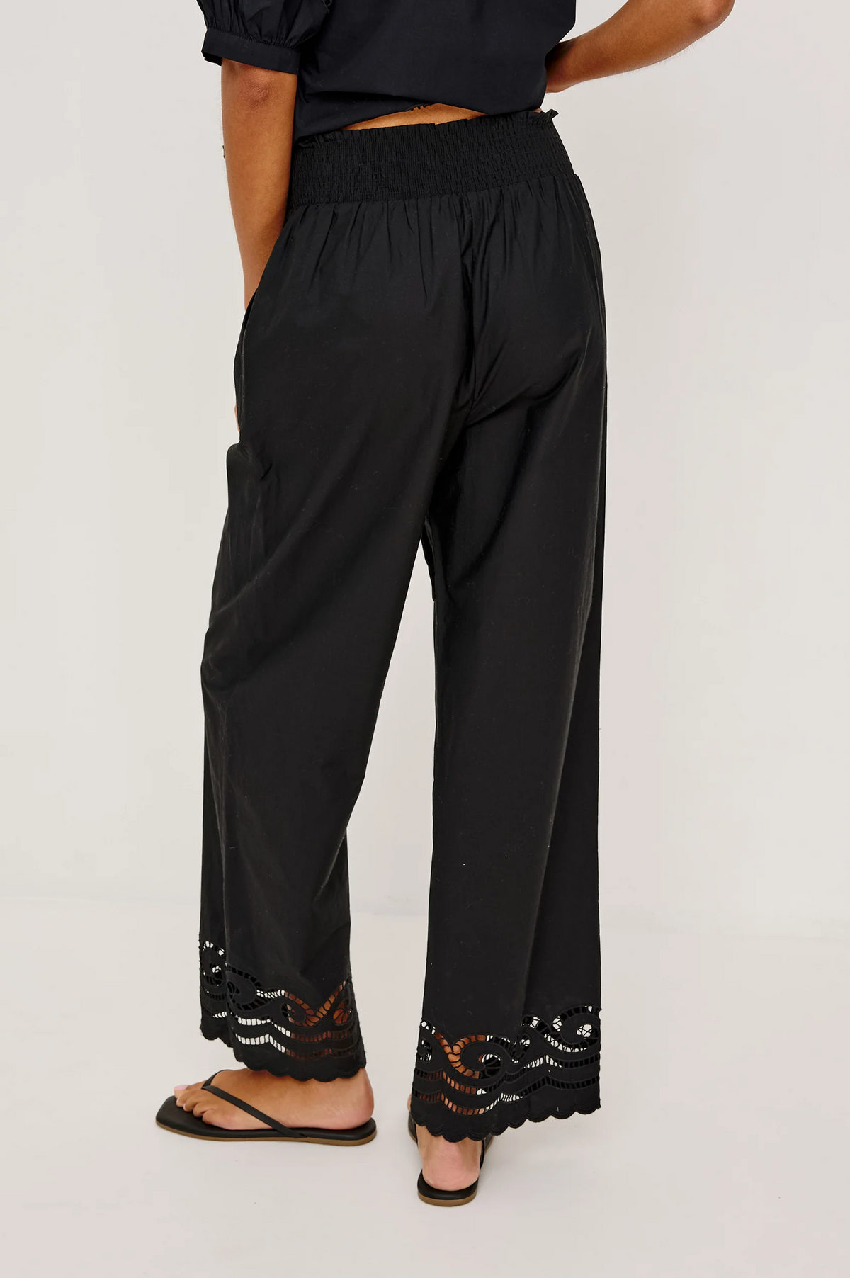 Henrik Pant - Black Embroidery