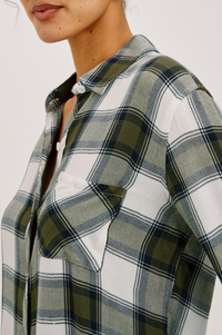 Hunter Shirt - Olive Ivory