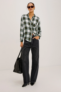 Hunter Shirt - Olive Ivory